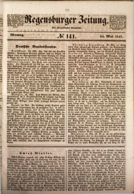 Regensburger Zeitung Montag 24. Mai 1847