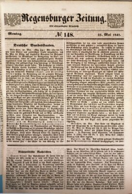Regensburger Zeitung Montag 31. Mai 1847