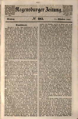 Regensburger Zeitung Montag 14. Oktober 1850