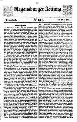 Regensburger Zeitung Samstag 13. Mai 1854