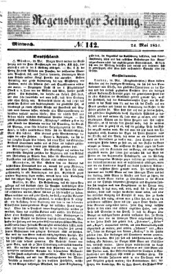 Regensburger Zeitung Mittwoch 24. Mai 1854