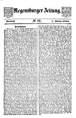 Regensburger Zeitung Mittwoch 17. Januar 1855