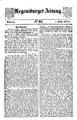 Regensburger Zeitung Sonntag 4. März 1855