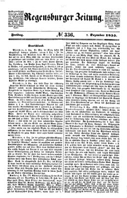 Regensburger Zeitung Freitag 7. Dezember 1855