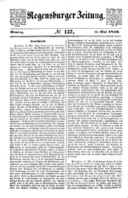 Regensburger Zeitung Montag 19. Mai 1856