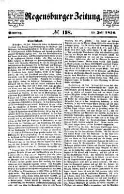 Regensburger Zeitung Sonntag 20. Juli 1856
