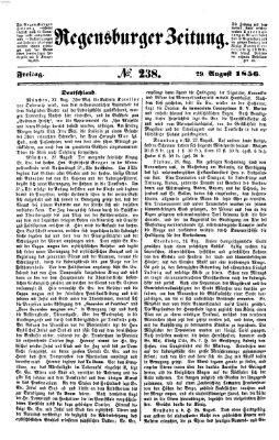 Regensburger Zeitung Freitag 29. August 1856