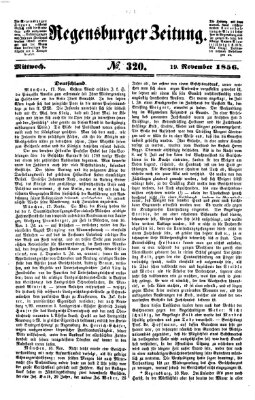 Regensburger Zeitung Mittwoch 19. November 1856