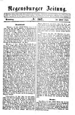 Regensburger Zeitung Sonntag 20. Juni 1858