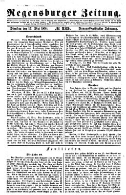 Regensburger Zeitung Dienstag 17. Mai 1859