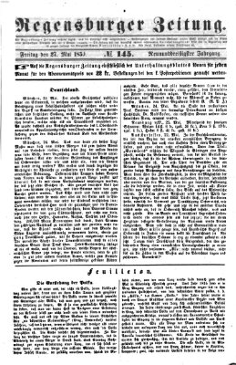 Regensburger Zeitung Freitag 27. Mai 1859