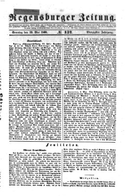 Regensburger Zeitung Sonntag 13. Mai 1860