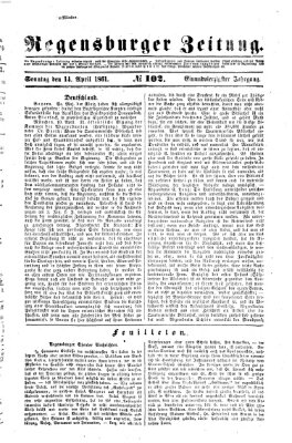 Regensburger Zeitung Sonntag 14. April 1861