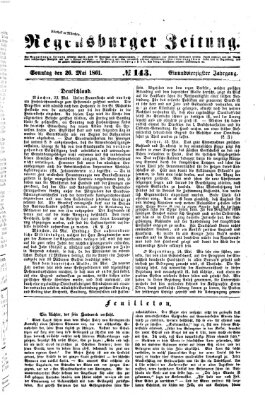 Regensburger Zeitung Sonntag 26. Mai 1861