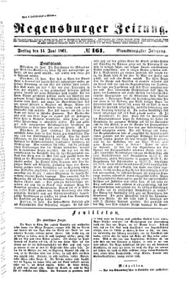 Regensburger Zeitung Freitag 14. Juni 1861