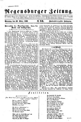 Regensburger Zeitung Sonntag 23. März 1862