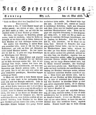 Neue Speyerer Zeitung Sonntag 26. Mai 1833