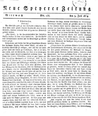 Neue Speyerer Zeitung Mittwoch 9. Juli 1834