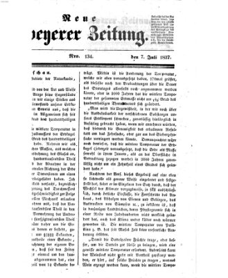 Neue Speyerer Zeitung Freitag 7. Juli 1837