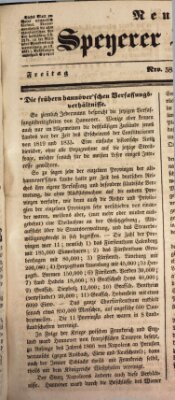 Neue Speyerer Zeitung Freitag 22. März 1839