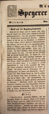 Neue Speyerer Zeitung Mittwoch 3. April 1839