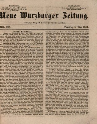 Neue Würzburger Zeitung Samstag 8. Mai 1841