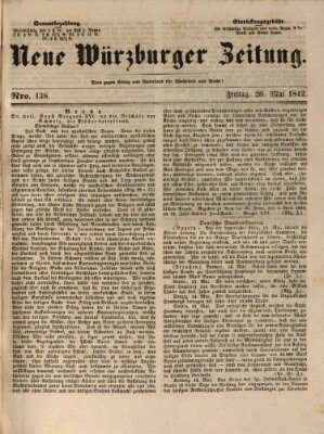 Neue Würzburger Zeitung Freitag 20. Mai 1842