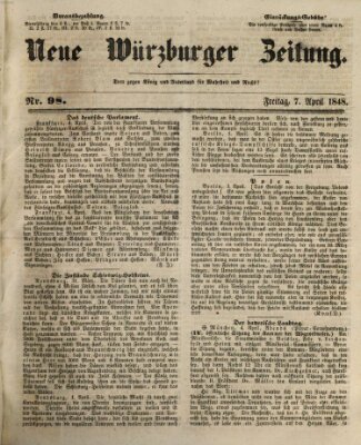 Neue Würzburger Zeitung Freitag 7. April 1848