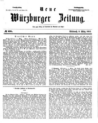 Neue Würzburger Zeitung Mittwoch 9. März 1853