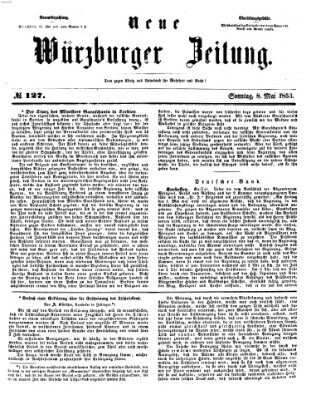 Neue Würzburger Zeitung Sonntag 8. Mai 1853