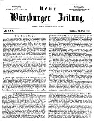 Neue Würzburger Zeitung Montag 23. Mai 1853