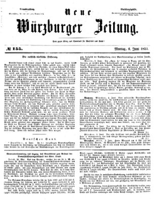Neue Würzburger Zeitung Montag 6. Juni 1853