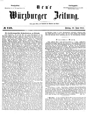 Neue Würzburger Zeitung Freitag 10. Juni 1853