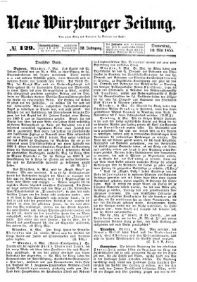 Neue Würzburger Zeitung Donnerstag 10. Mai 1855
