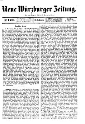 Neue Würzburger Zeitung Samstag 3. Mai 1856