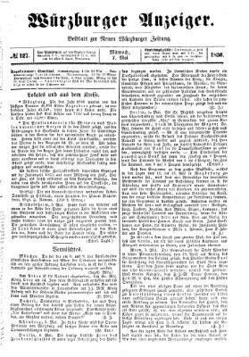Würzburger Anzeiger (Neue Würzburger Zeitung) Mittwoch 7. Mai 1856