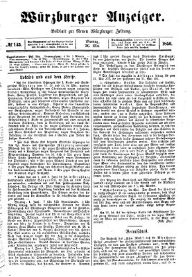Würzburger Anzeiger (Neue Würzburger Zeitung) Montag 26. Mai 1856