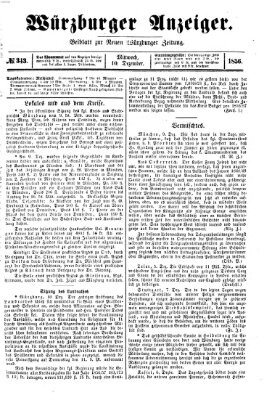 Würzburger Anzeiger (Neue Würzburger Zeitung) Mittwoch 10. Dezember 1856