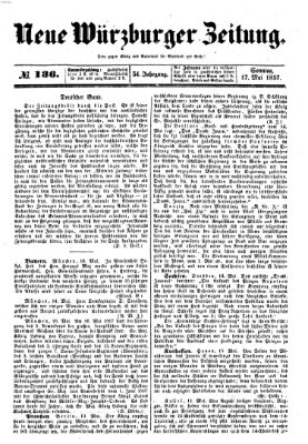 Neue Würzburger Zeitung Sonntag 17. Mai 1857
