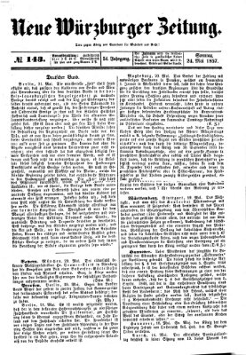 Neue Würzburger Zeitung Sonntag 24. Mai 1857
