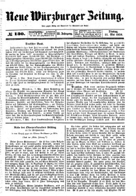 Neue Würzburger Zeitung Dienstag 11. Mai 1858