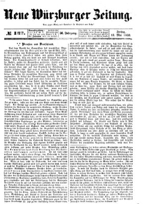 Neue Würzburger Zeitung Freitag 13. Mai 1859