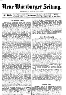 Neue Würzburger Zeitung Montag 6. Juni 1859
