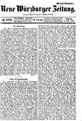 Neue Würzburger Zeitung Mittwoch 6. Juli 1859