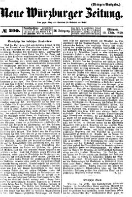Neue Würzburger Zeitung Mittwoch 19. Oktober 1859