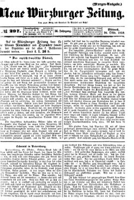 Neue Würzburger Zeitung Mittwoch 26. Oktober 1859