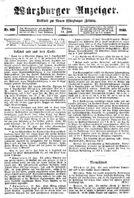 Würzburger Anzeiger (Neue Würzburger Zeitung) Dienstag 14. Juni 1859