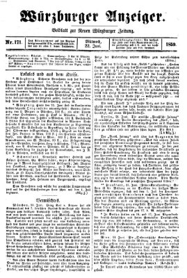Würzburger Anzeiger (Neue Würzburger Zeitung) Mittwoch 22. Juni 1859