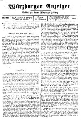 Würzburger Anzeiger (Neue Würzburger Zeitung) Montag 26. September 1859