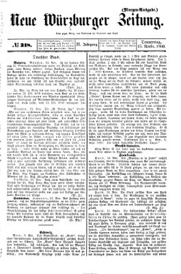 Neue Würzburger Zeitung Donnerstag 15. November 1860